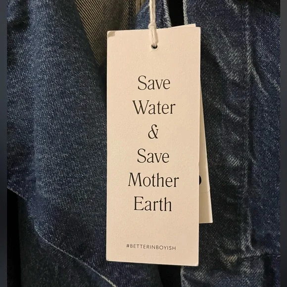 NWT Boyish “THE MAXWELL” Midweight Denim Trench Coat - Picture 6 of 15